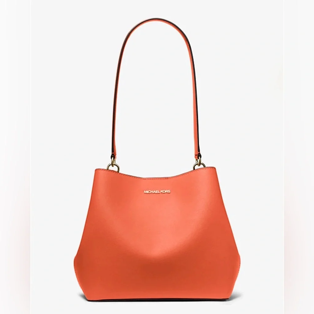 Michael Kors - Pratt medium Orange shoulder bag. Brand New With Tags retail $448